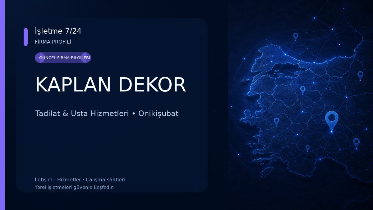 KAPLAN DEKOR 