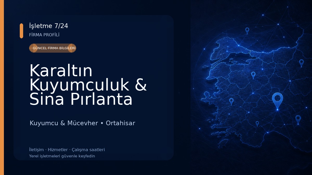 Karaltın Kuyumculuk & Sina Pırlanta Kuyumcu & Mücevher