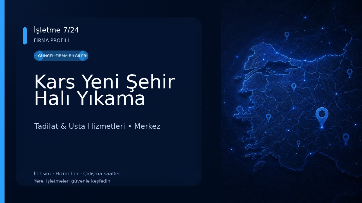 Kars Yeni Şehir Halı Yıkama Tadilat & Usta Hizmetleri