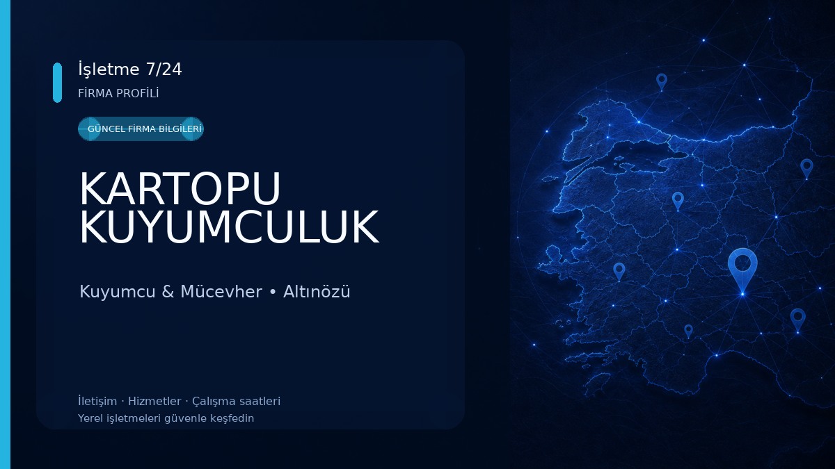 KARTOPU KUYUMCULUK Kuyumcu & Mücevher