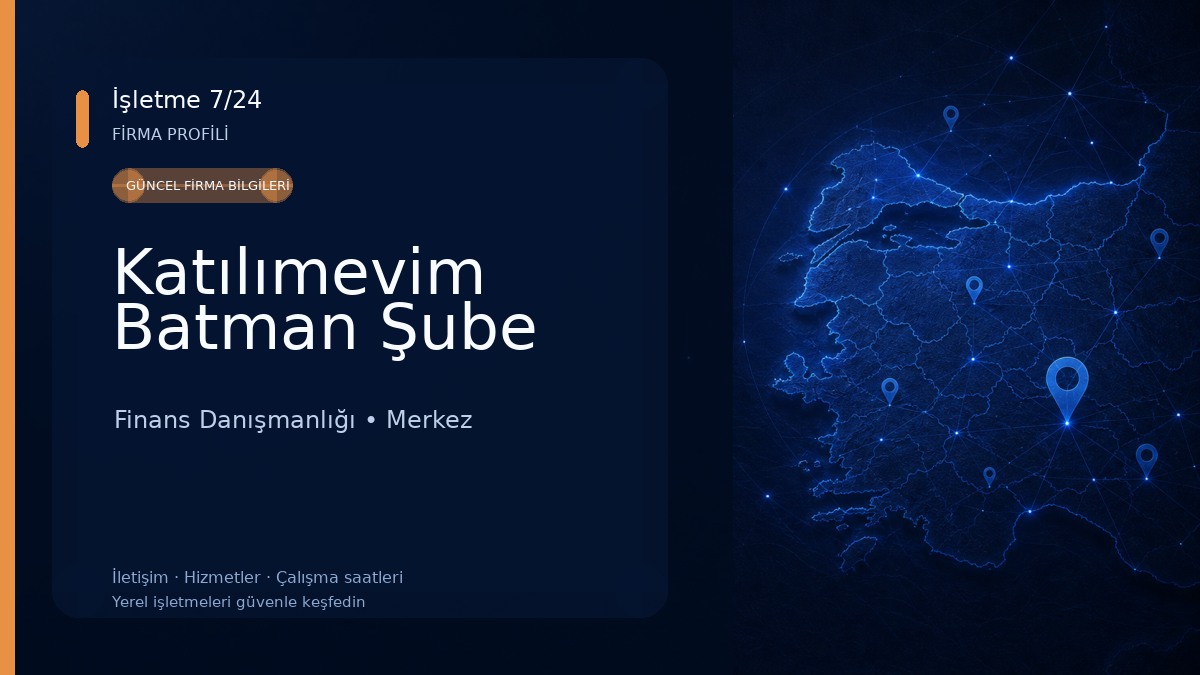 Katılımevim Batman Şube