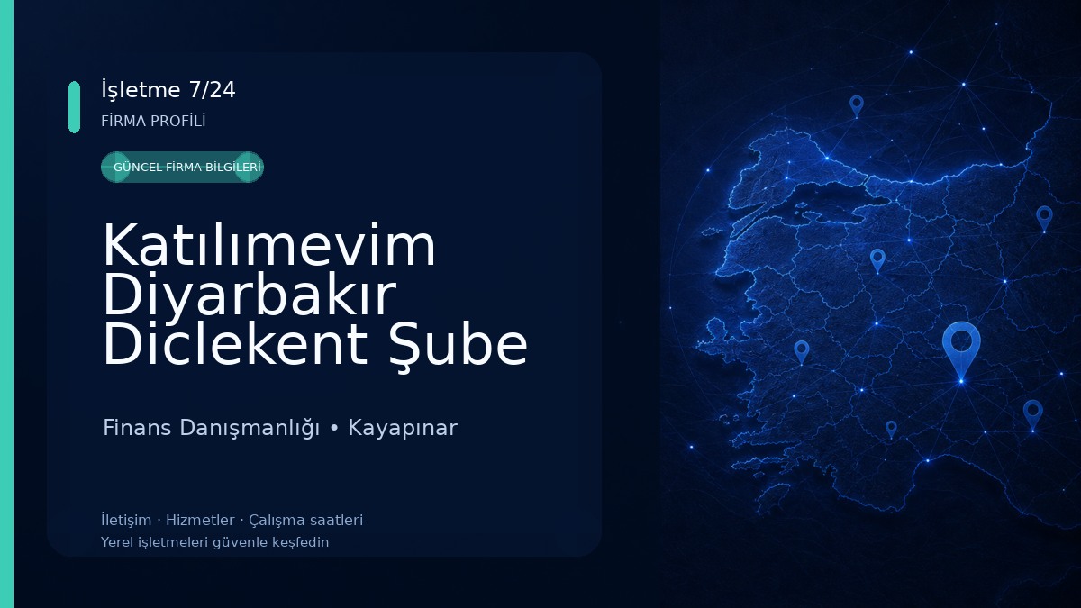 Katılımevim Diyarbakır Diclekent Şube