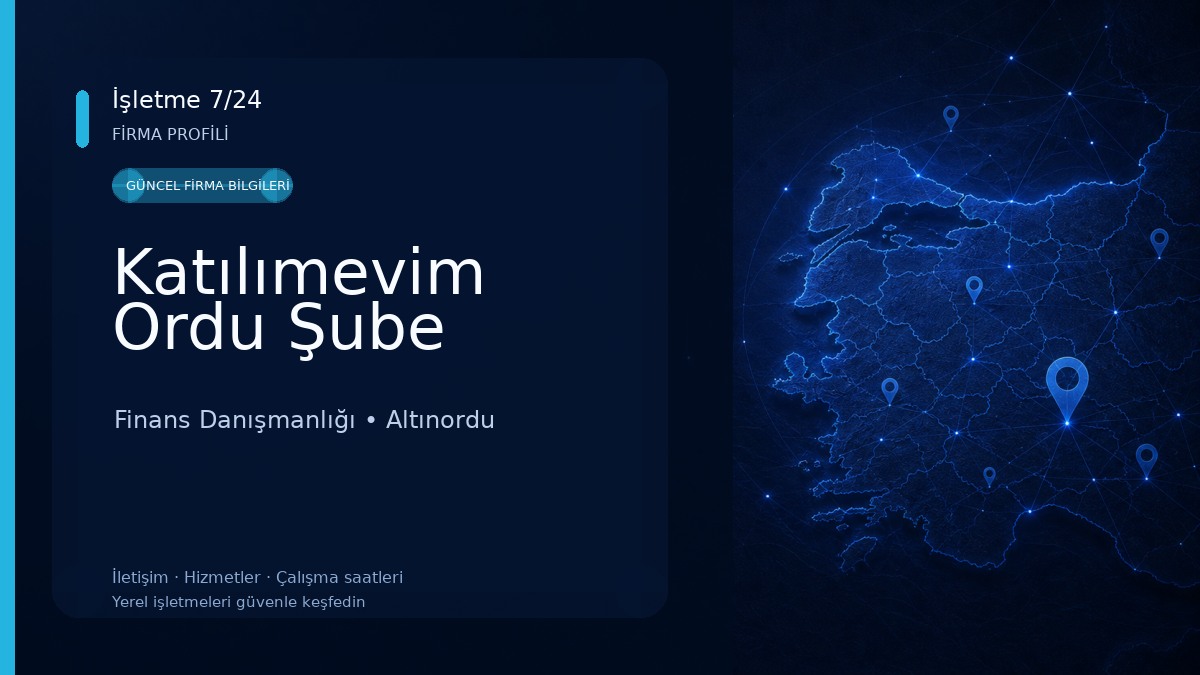 Katılımevim Ordu Şube 