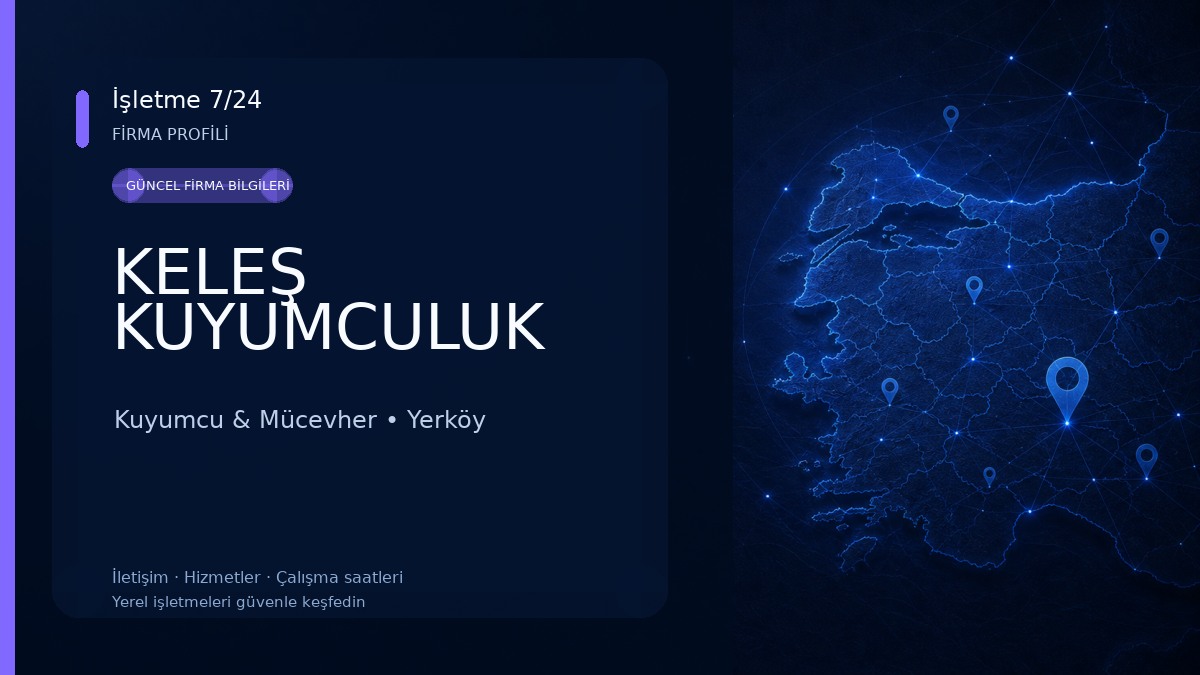 KELEŞ KUYUMCULUK Kuyumcu & Mücevher
