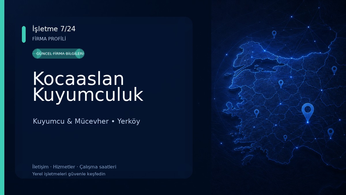 Kocaaslan Kuyumculuk Kuyumcu & Mücevher