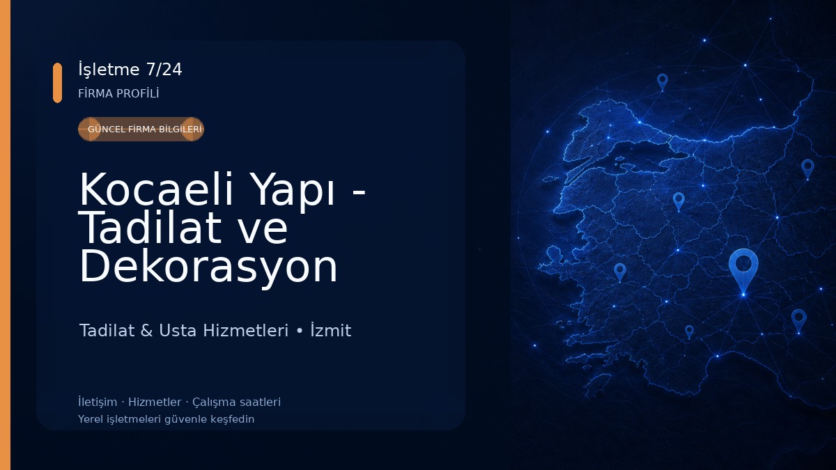 Kocaeli Yapı - Tadilat ve Dekorasyon Firması 