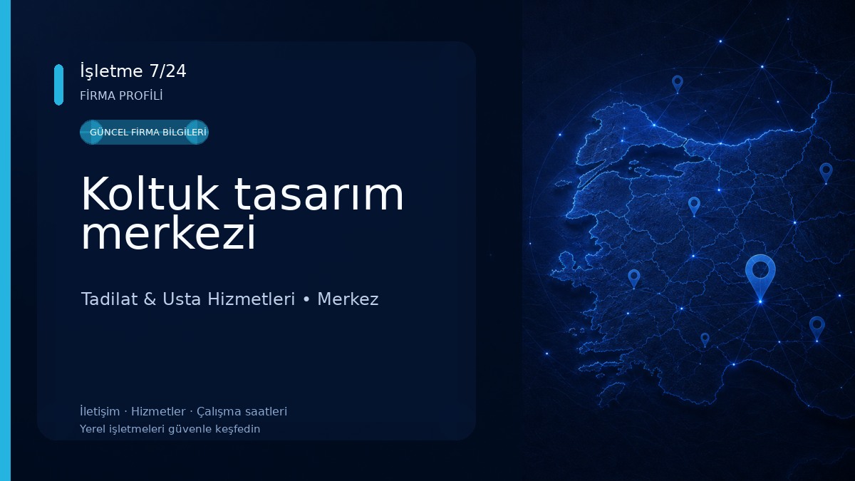 Koltuk tasarım merkezi 