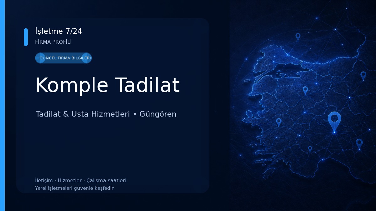 Komple Tadilat Tadilat & Usta Hizmetleri