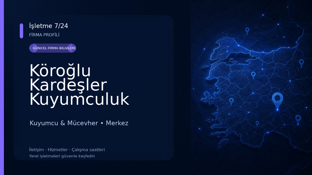 Köroğlu Kardeşler Kuyumculuk Kuyumcu & Mücevher