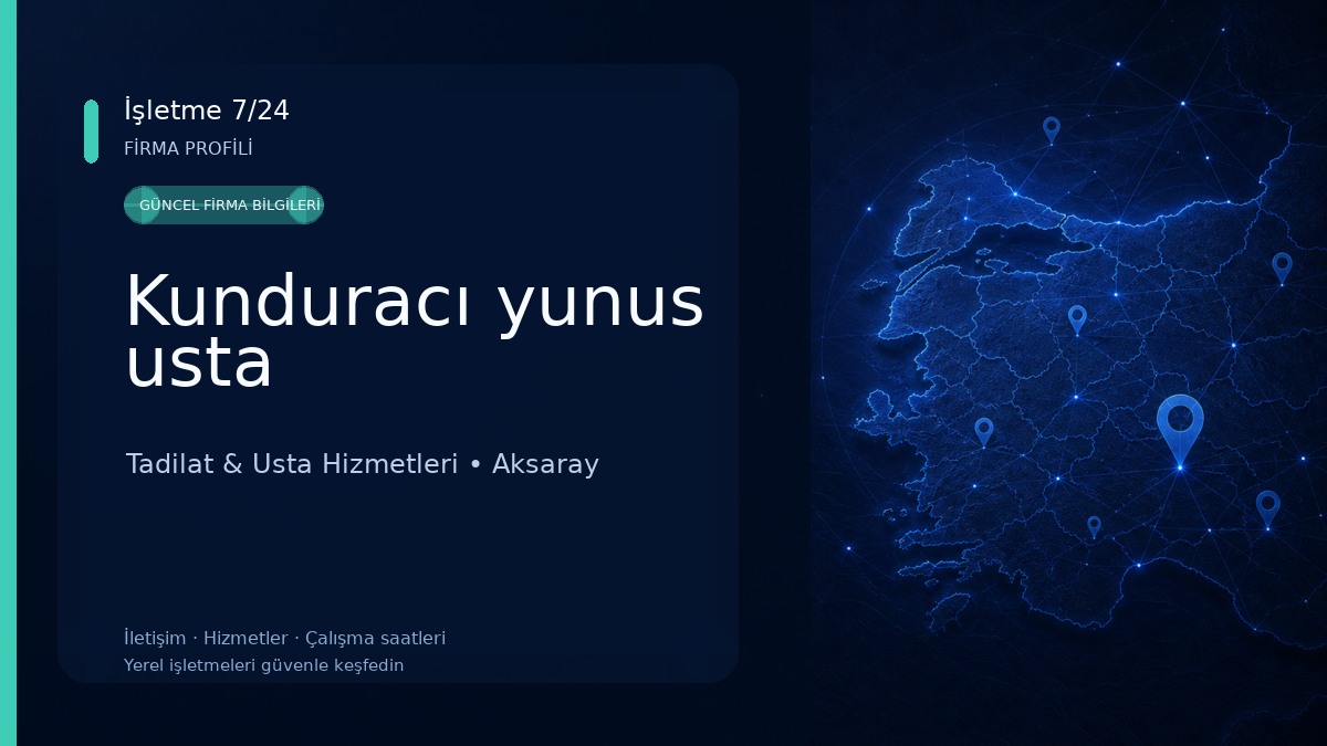 Kunduracı yunus usta