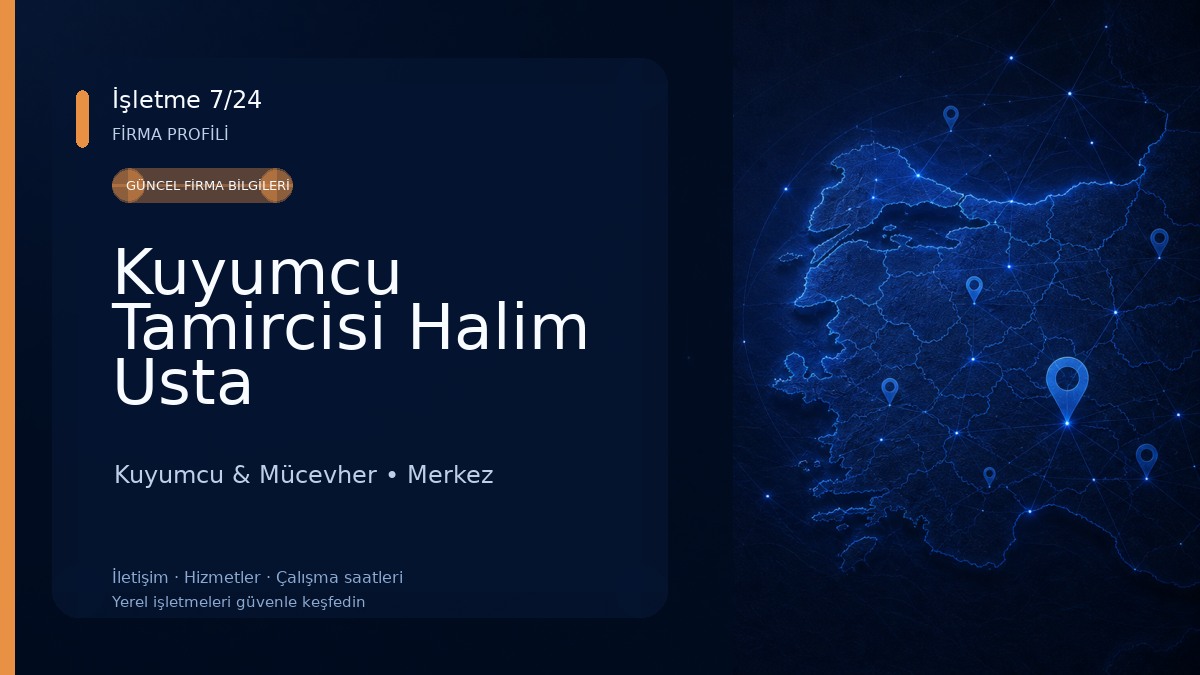 Kuyumcu Tamircisi Halim Usta Kuyumcu & Mücevher