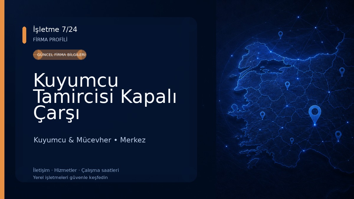 Kuyumcu Tamircisi Kapalı Çarşı Kuyumcu & Mücevher