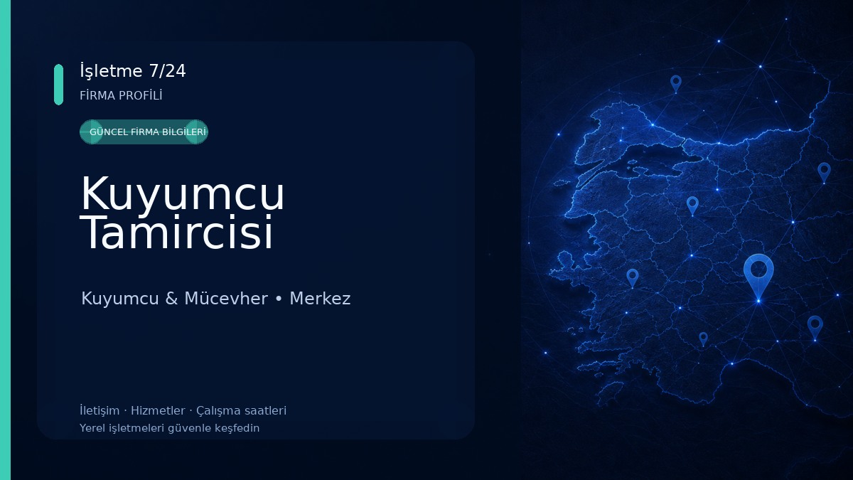 Kuyumcu Tamircisi