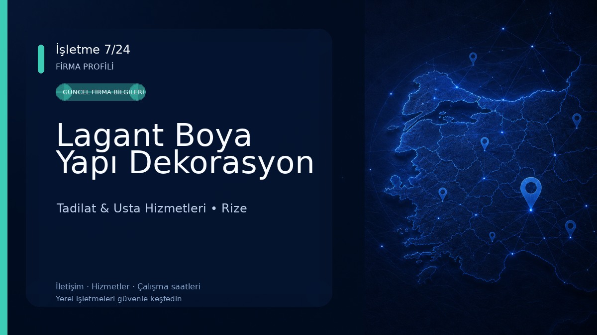 Lagant Boya Yapı Dekorasyon 