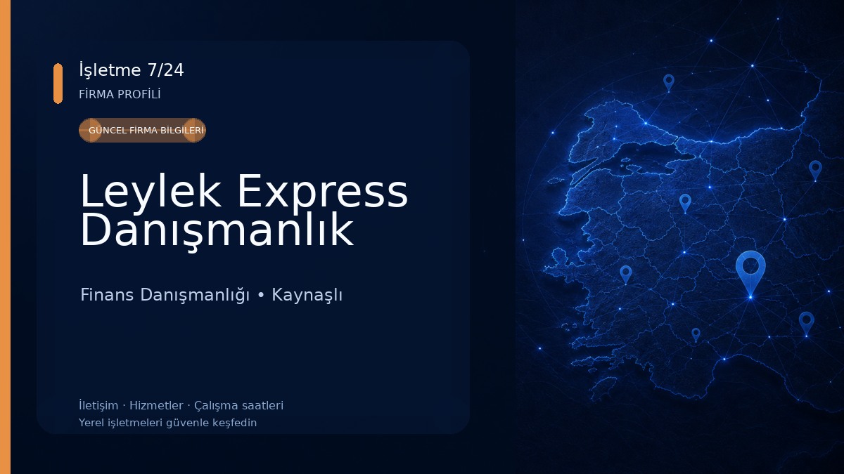 Leylek Express Danışmanlık Finans Danışmanlığı