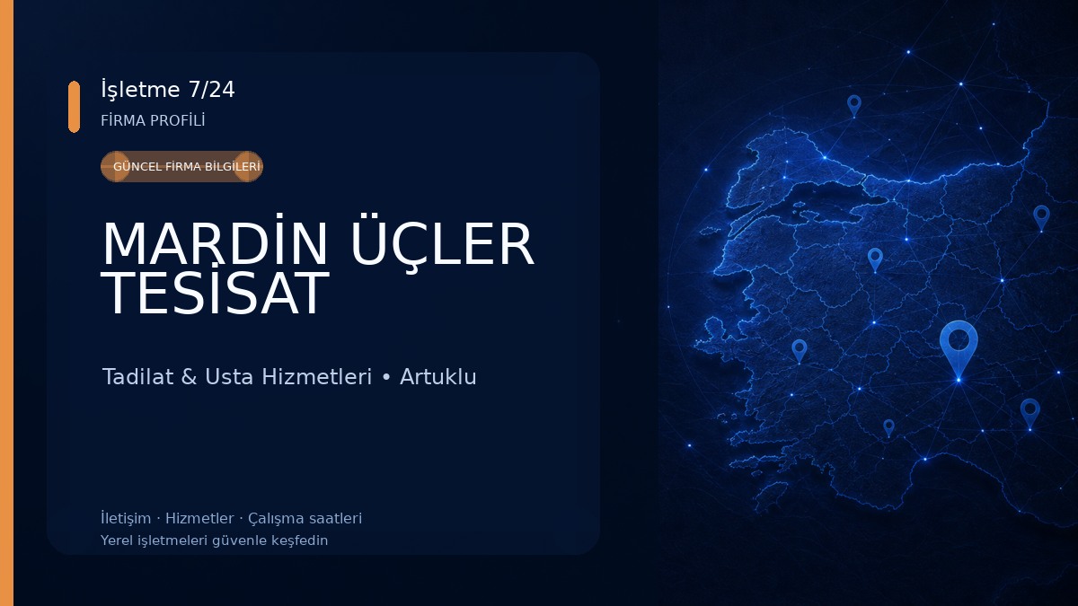 MARDİN ÜÇLER TESİSAT Tadilat & Usta Hizmetleri