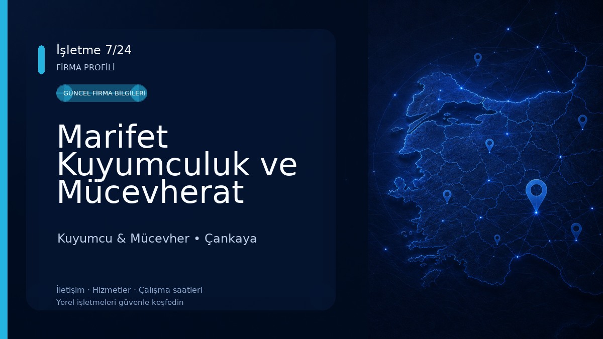 Marifet Kuyumculuk ve Mücevherat Kuyumcu & Mücevher