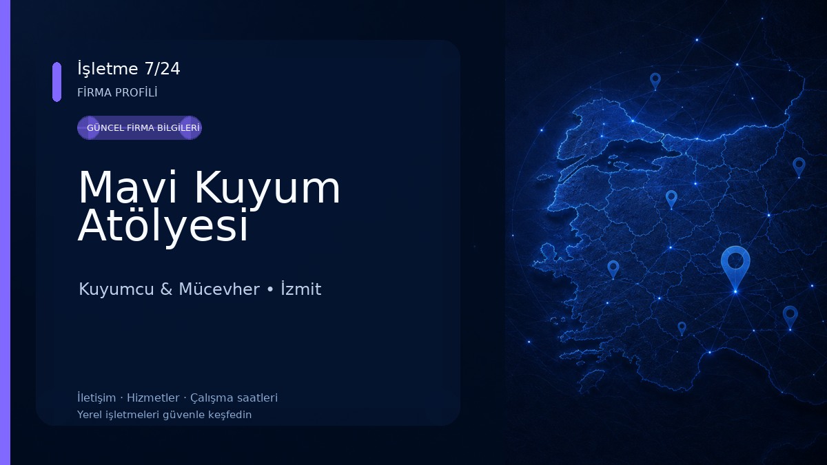 Mavi Kuyum Atölyesi Kuyumcu & Mücevher