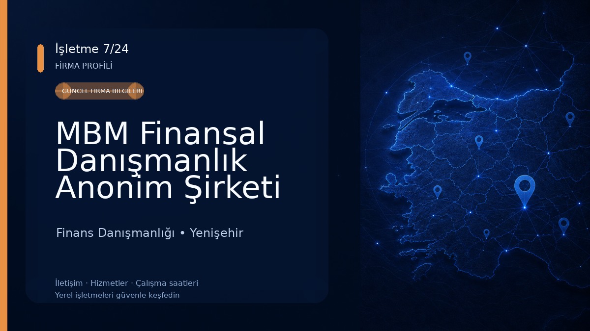 MBM Finansal Danışmanlık Anonim Şirketi Finans Danışmanlığı
