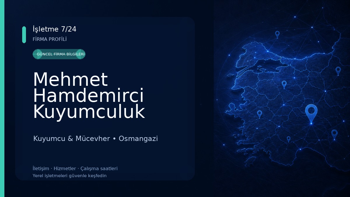 Mehmet Hamdemirci Kuyumculuk Kuyumcu & Mücevher