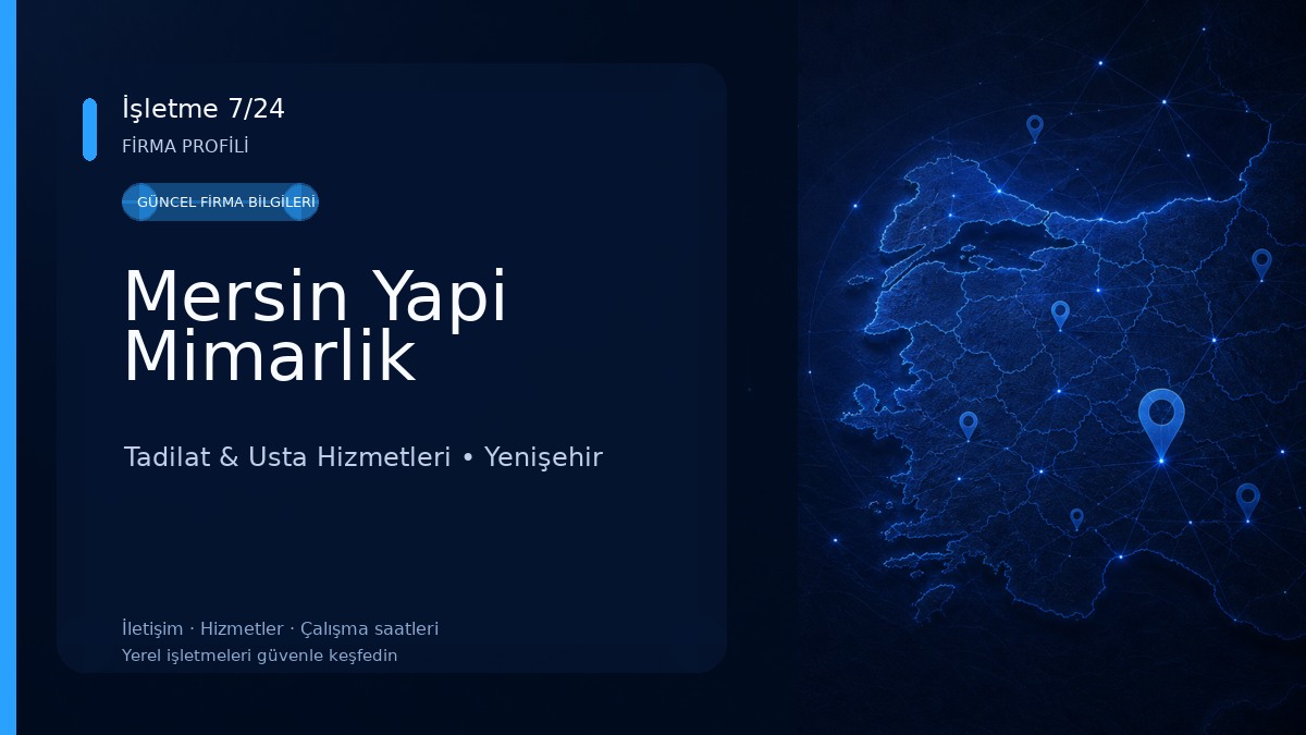 Mersin Yapi Mimarlik Tadilat & Usta Hizmetleri
