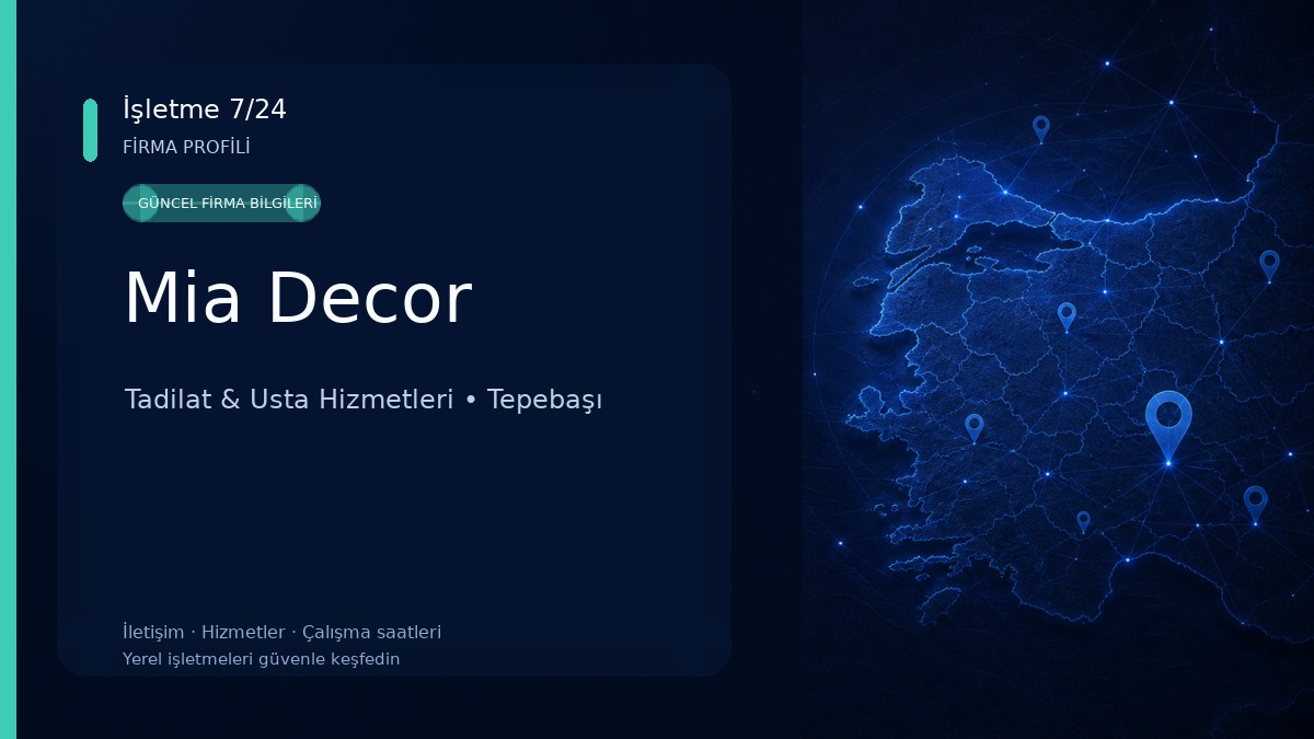Mia Decor Tadilat & Usta Hizmetleri