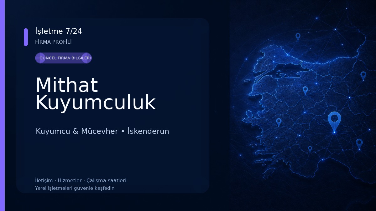 Mithat Kuyumculuk Kuyumcu & Mücevher