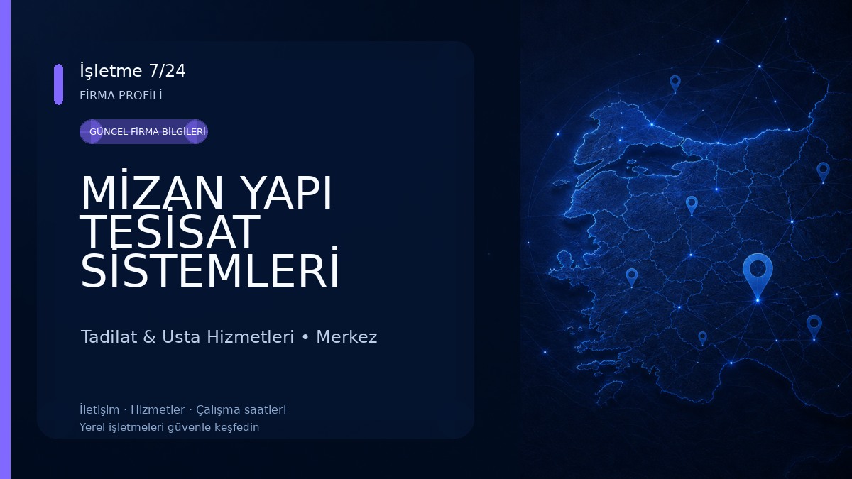 MİZAN YAPI TESİSAT SİSTEMLERİ DEKORASYON Tadilat & Usta Hizmetleri