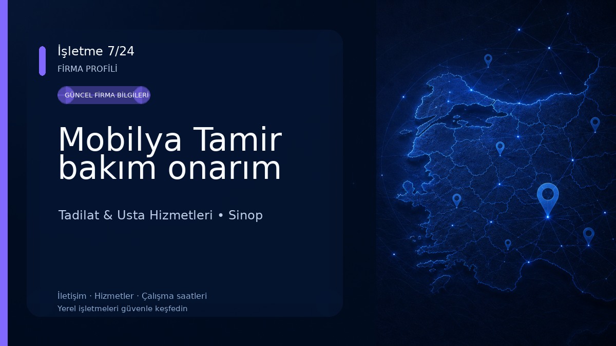 Mobilya Tamir bakım onarım