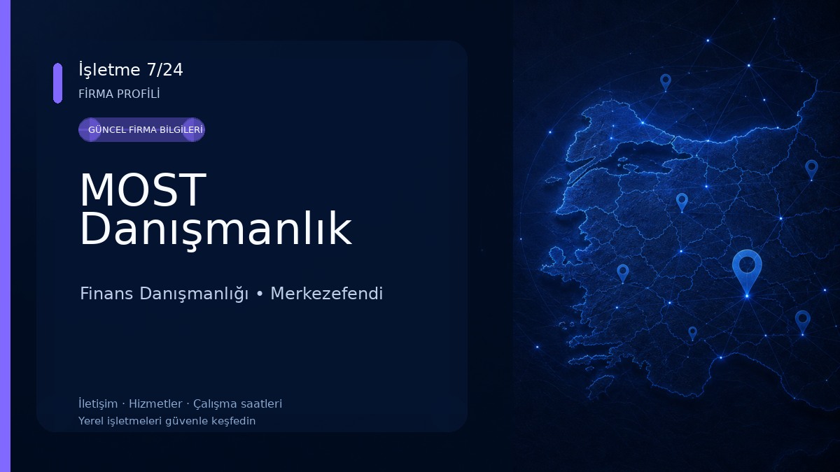 MOST Danışmanlık Finans Danışmanlığı