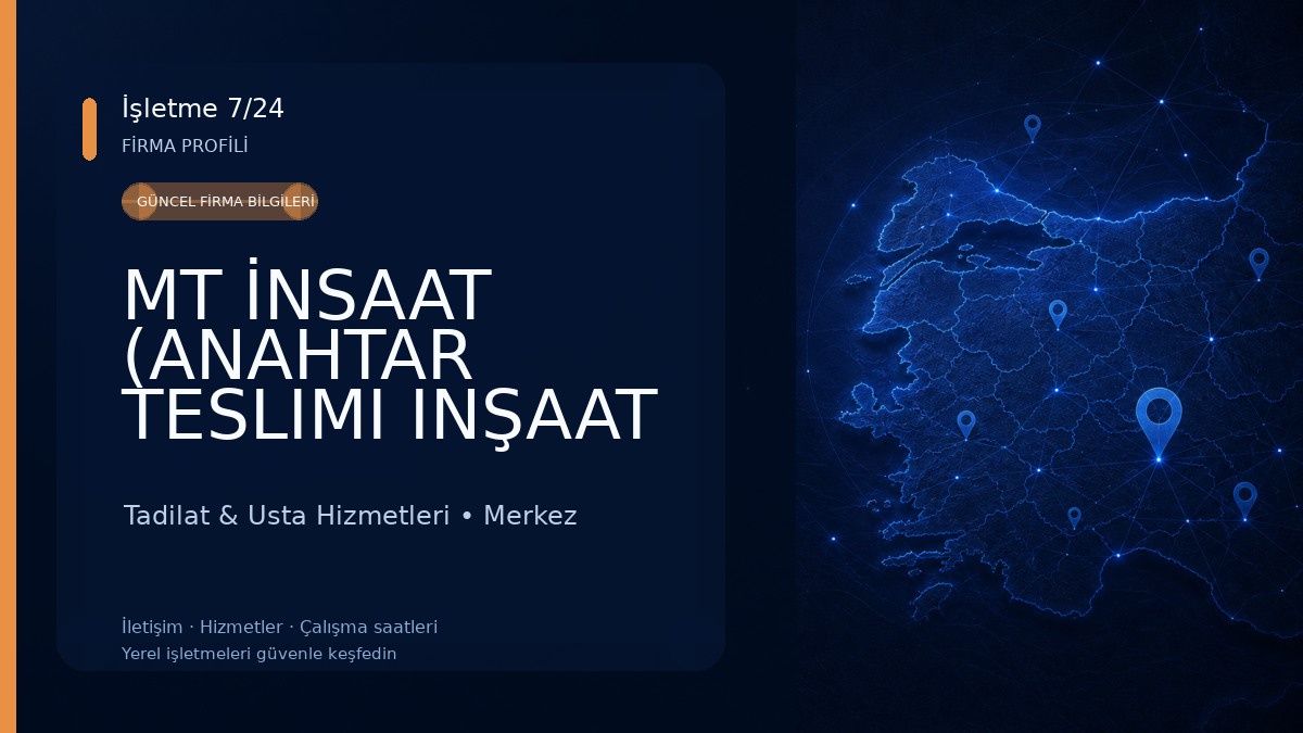 MT İNSAAT (ANAHTAR TESLIMI INŞAAT IŞLERİ ) Tadilat & Usta Hizmetleri