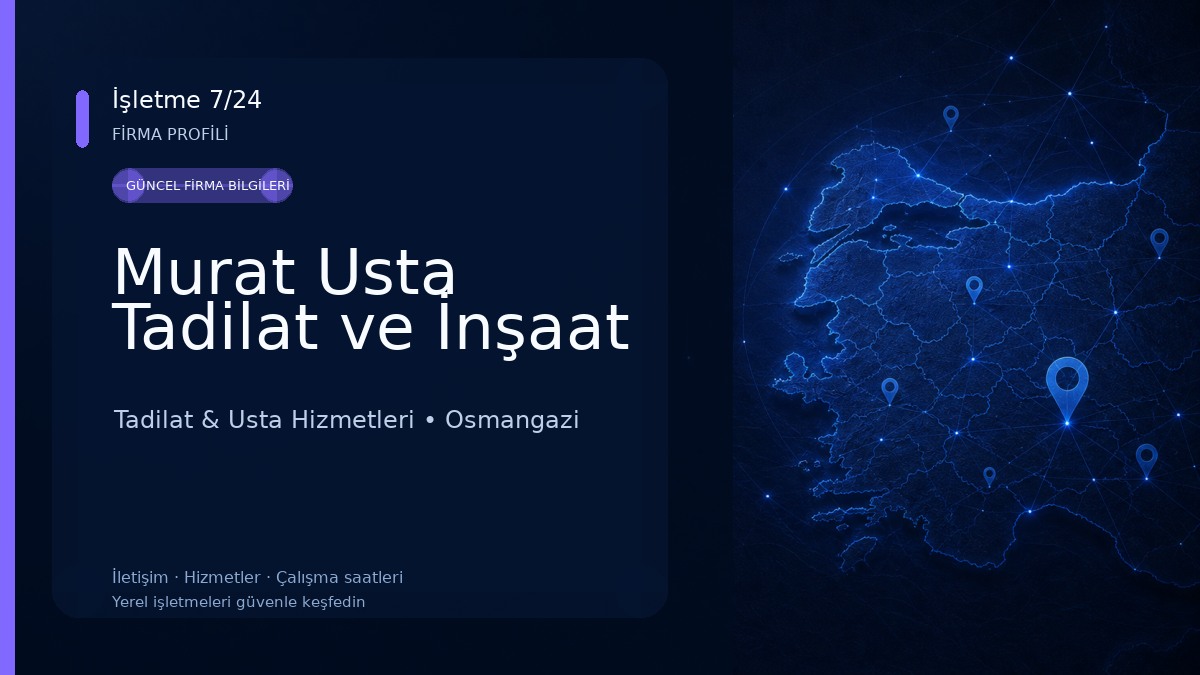 Murat Usta Tadilat ve İnşaat Tadilat & Usta Hizmetleri