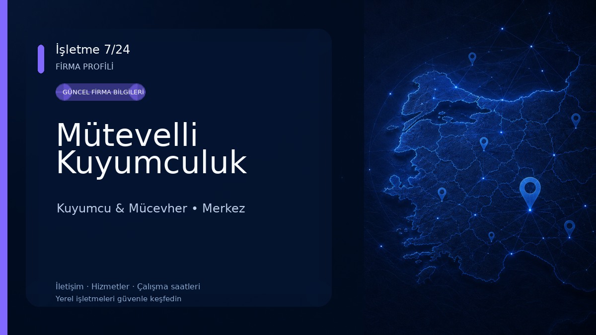 Mütevelli Kuyumculuk 