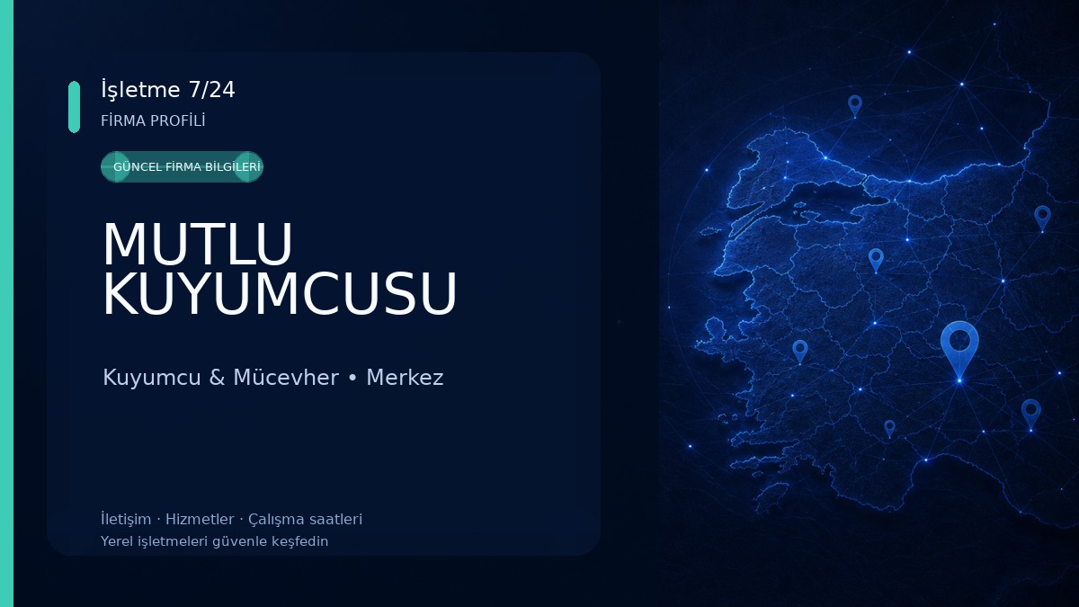 MUTLU KUYUMCUSU Kuyumcu & Mücevher