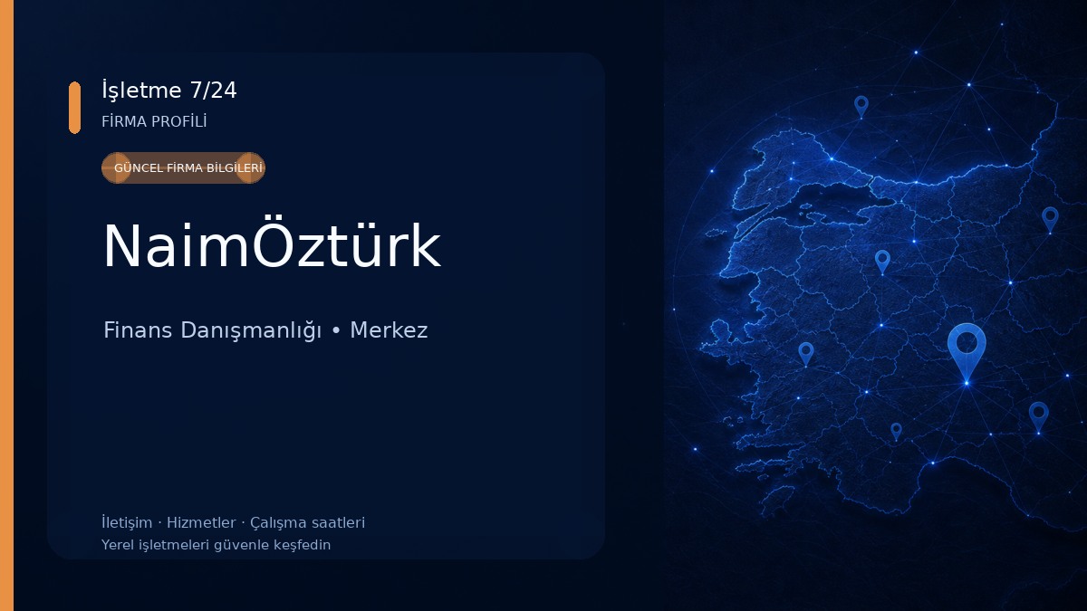 NaimÖztürk Finans Danışmanlığı
