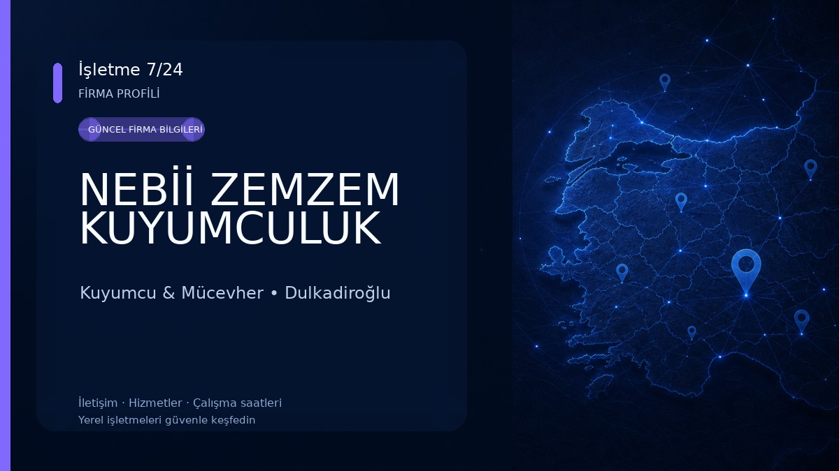 NEBİİ ZEMZEM KUYUMCULUK Kuyumcu & Mücevher