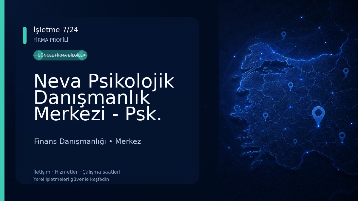 Neva Psikolojik Danışmanlık Merkezi - Psk. Ümit Can Demir