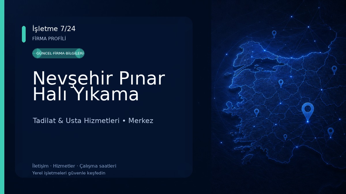 Nevşehir Pınar Halı Yıkama