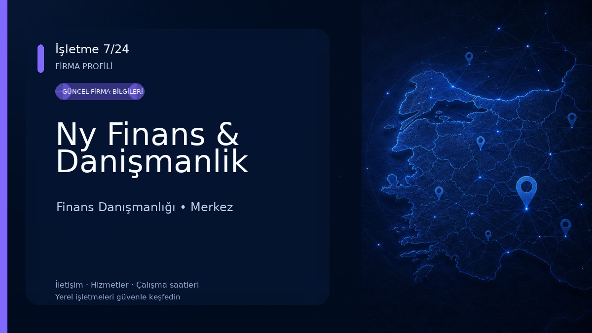 Ny Finans & Danişmanlik Finans Danışmanlığı