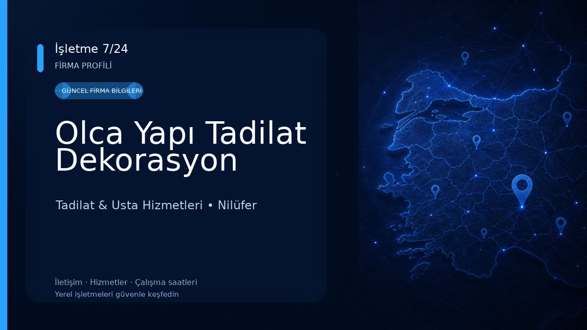 Olca Yapı Tadilat Dekorasyon Tadilat & Usta Hizmetleri