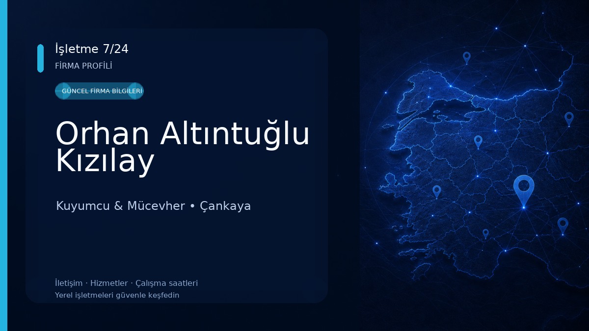 Orhan Altıntuğlu Kızılay Kuyumcu & Mücevher