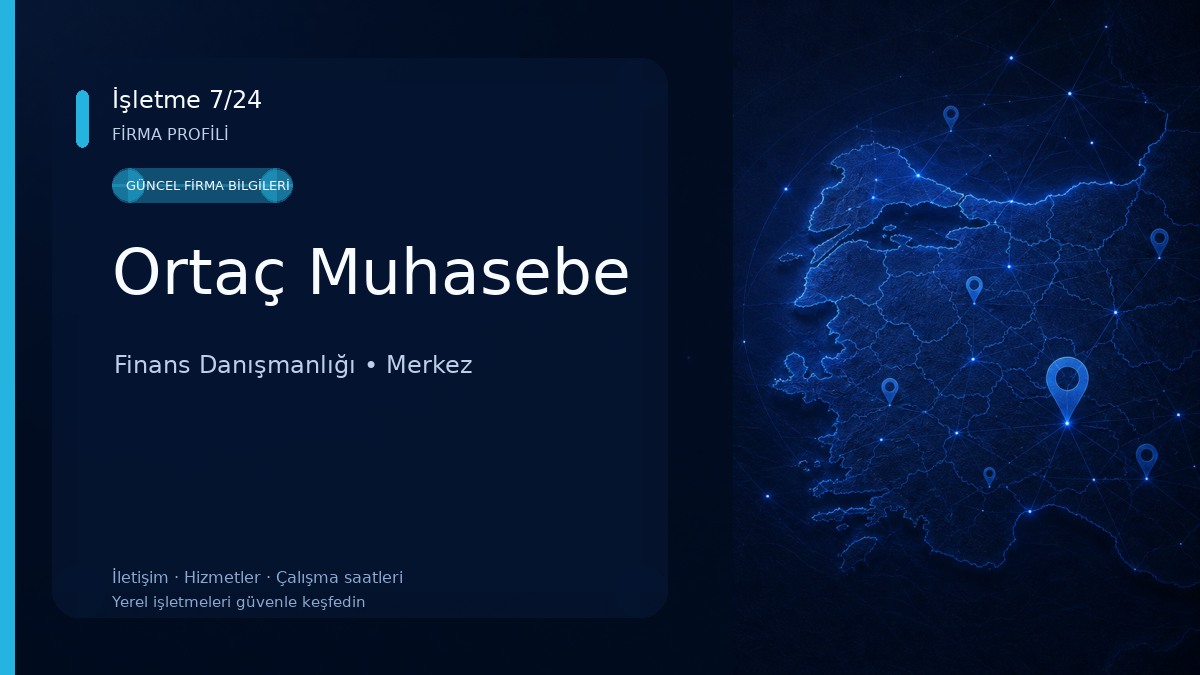 Ortaç Muhasebe Finans Danışmanlığı