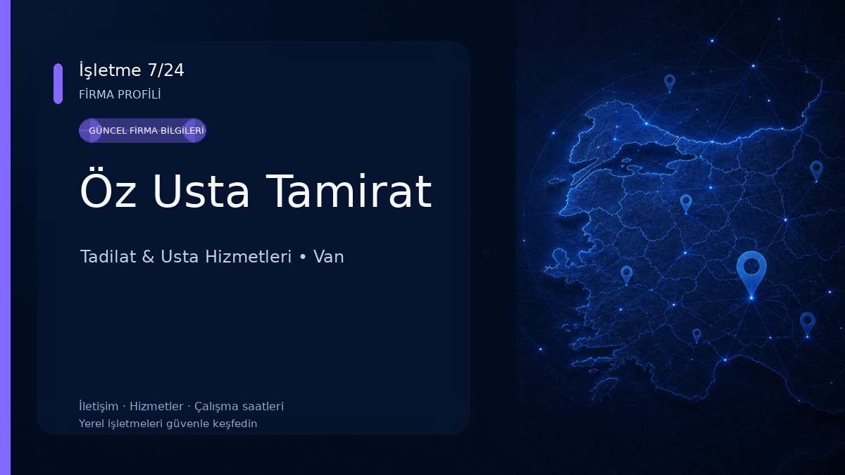 Öz Usta Tamirat Tadilat & Usta Hizmetleri