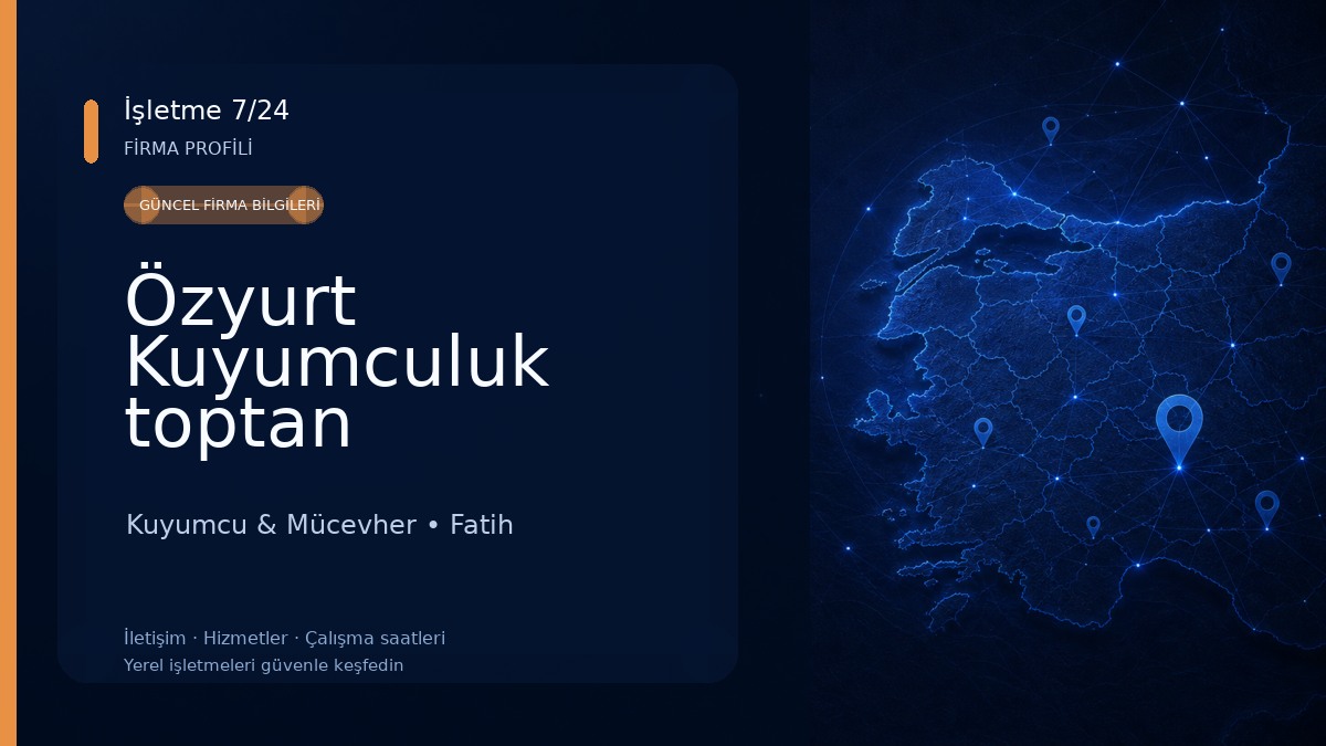 Özyurt Kuyumculuk toptan Kuyumcu & Mücevher