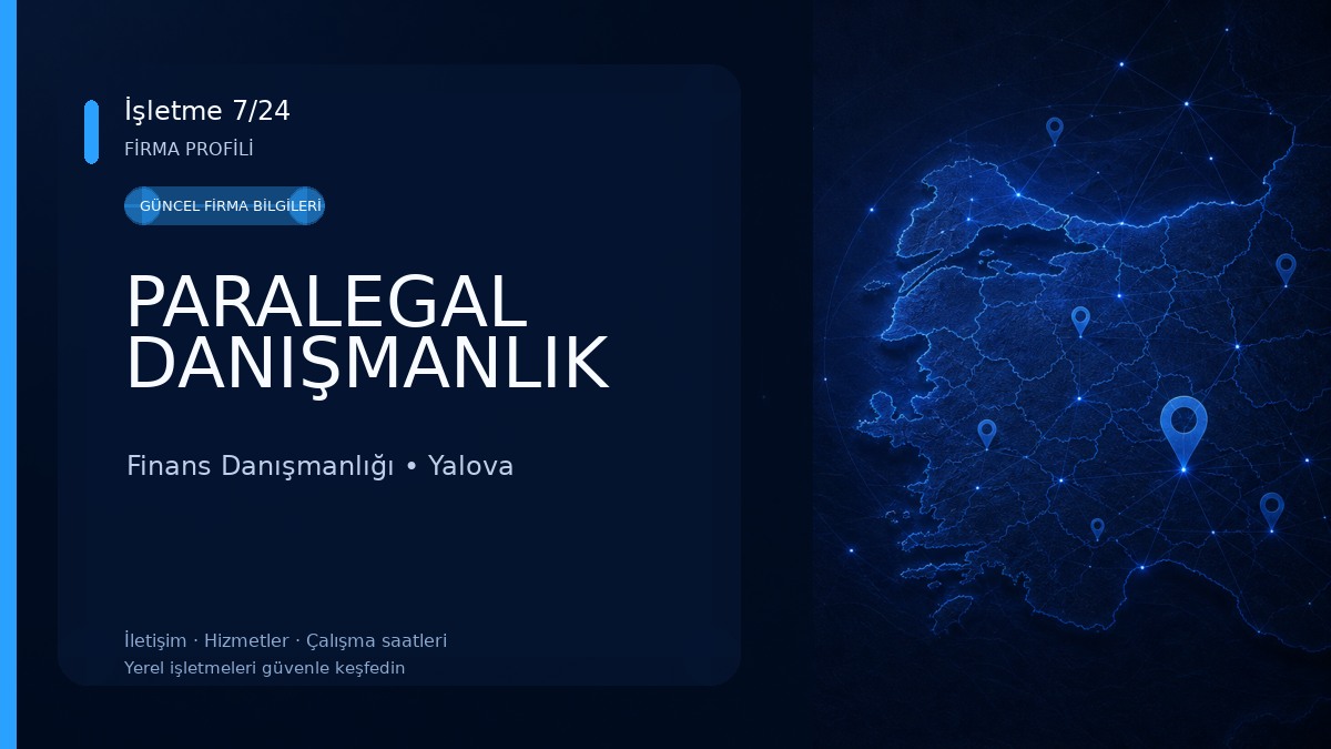 PARALEGAL DANIŞMANLIK Finans Danışmanlığı