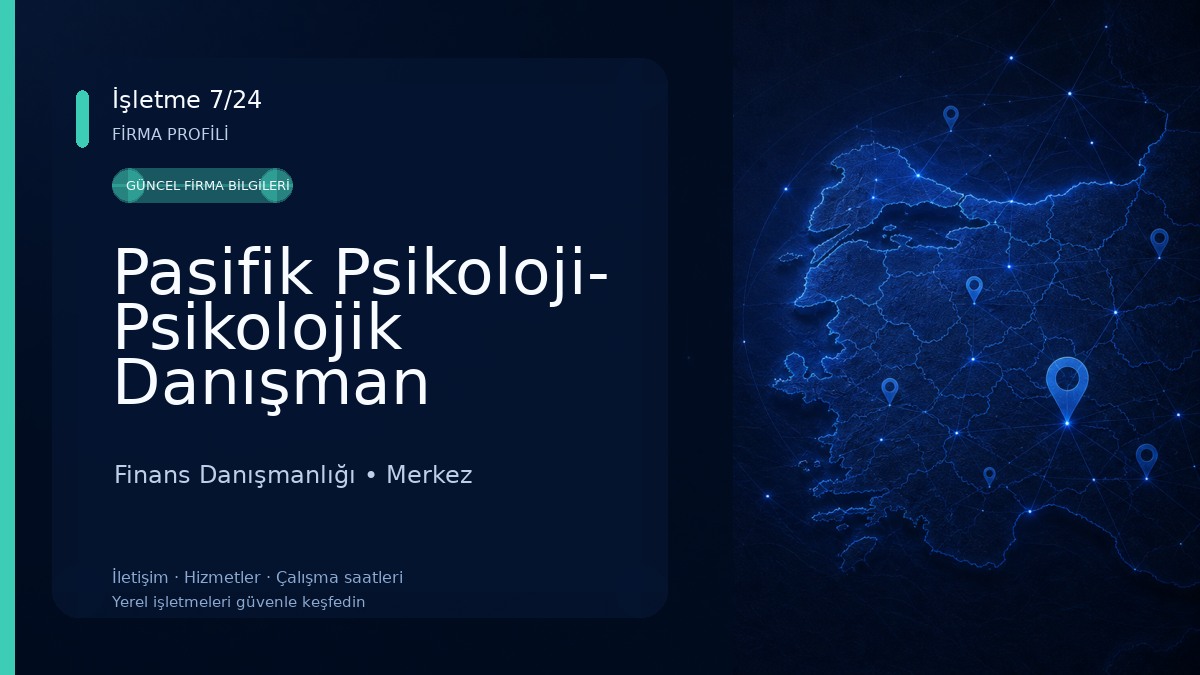 Pasifik Psikoloji- Psikolojik Danışman M.Malik KÖKÇAN Finans Danışmanlığı