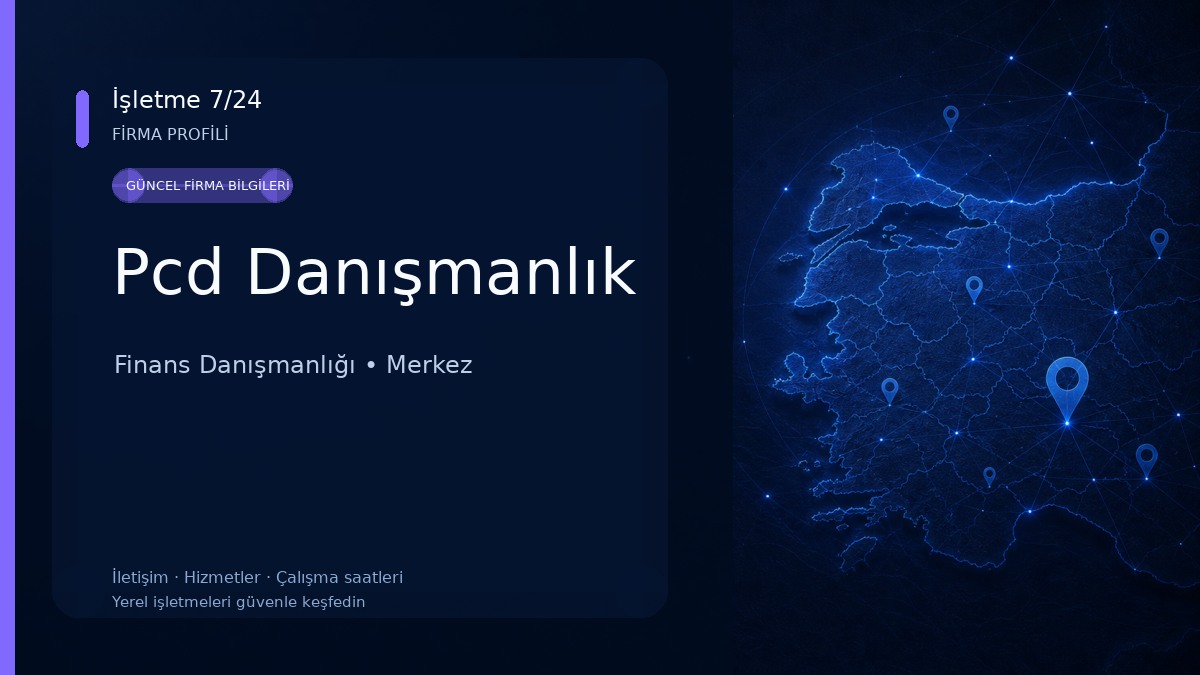 Pcd Danışmanlık