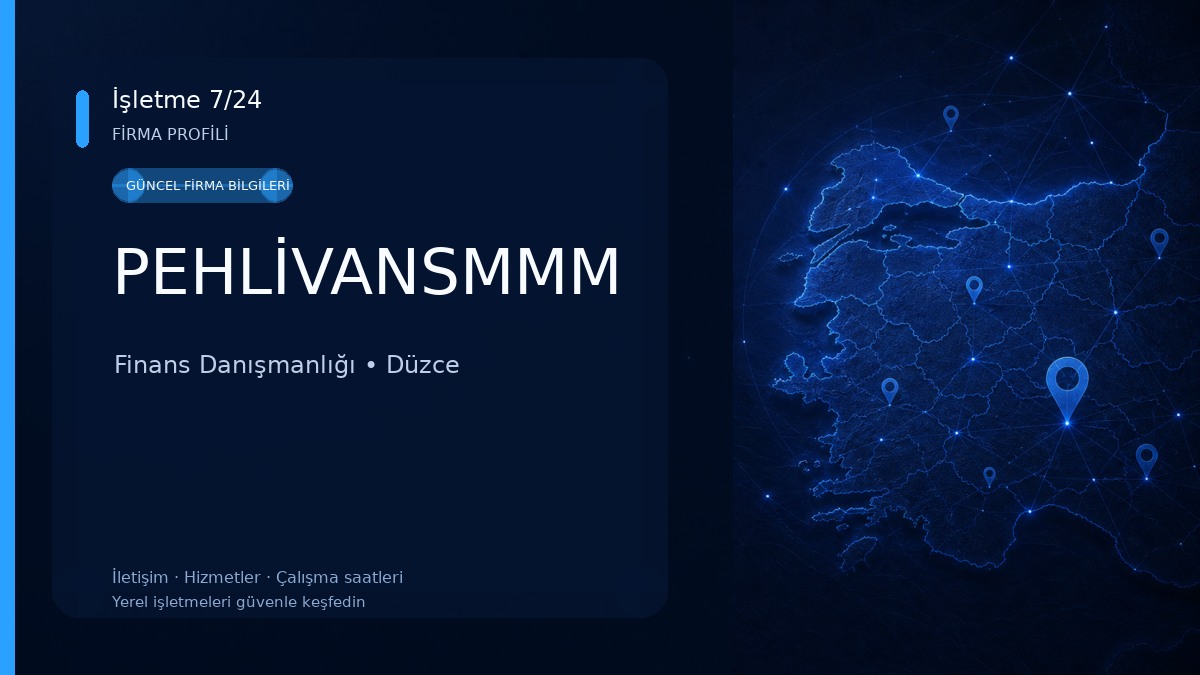 PEHLİVANSMMM Finans Danışmanlığı