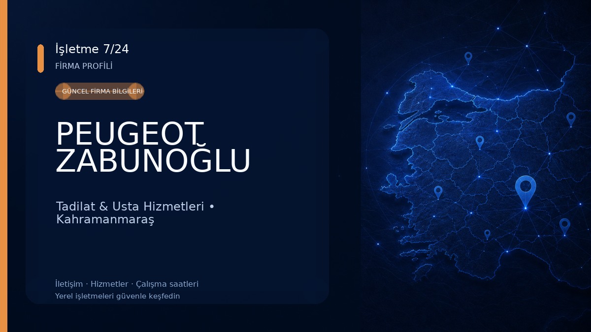 PEUGEOT ZABUNOĞLU Tadilat & Usta Hizmetleri