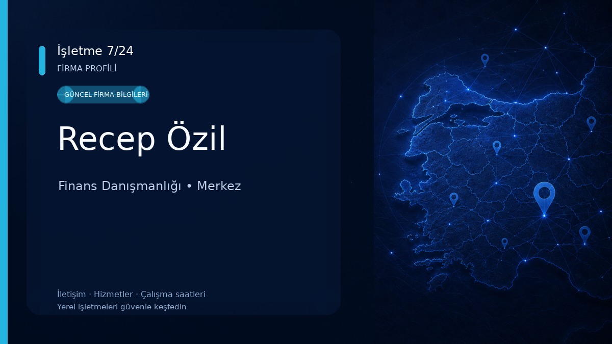 Recep Özil Finans Danışmanlığı